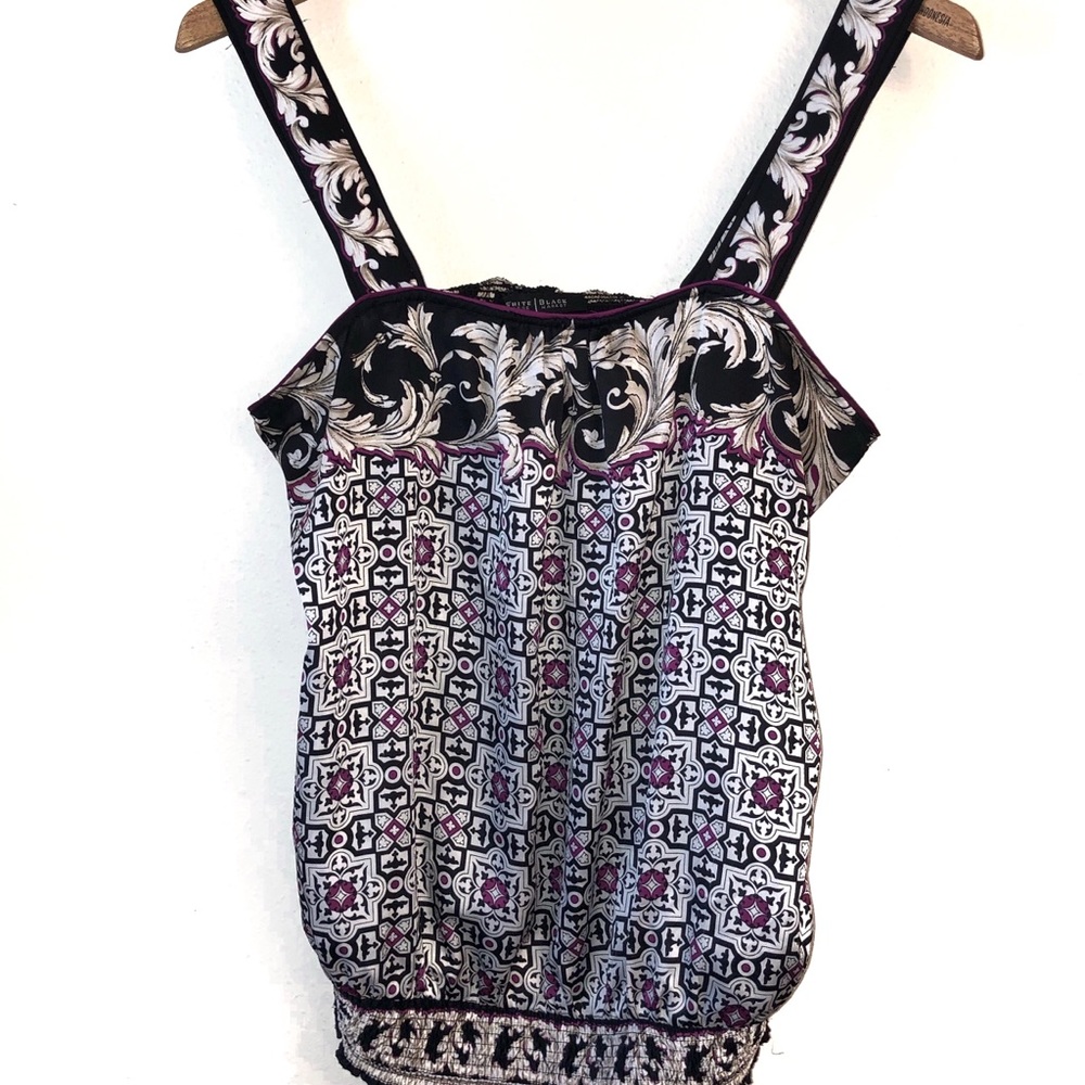 White House Black Market Multiprint Tank Top